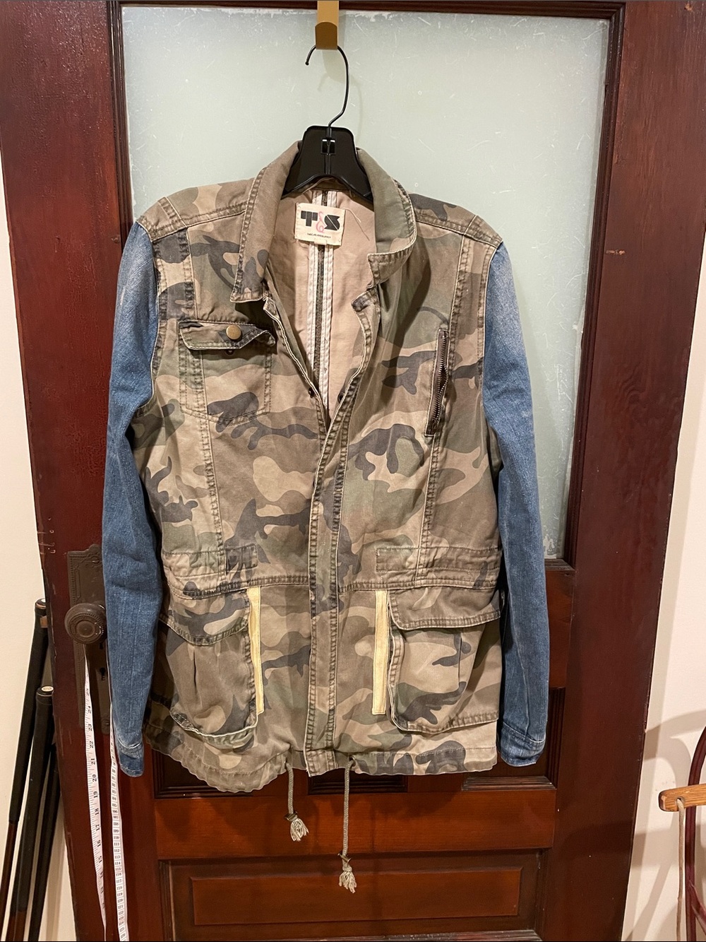 Thread and Supply denim camo jacket